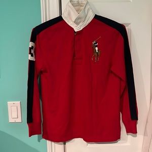 Boys Medium Long Sleeve Ralph Lauren Shirt